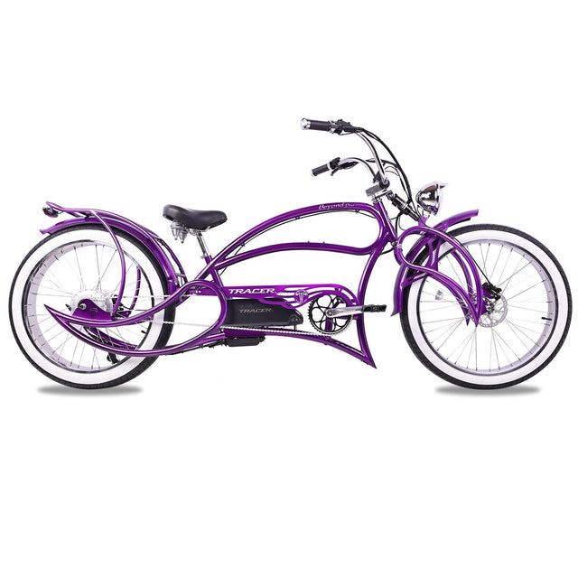 Stretch chopper electric bike
