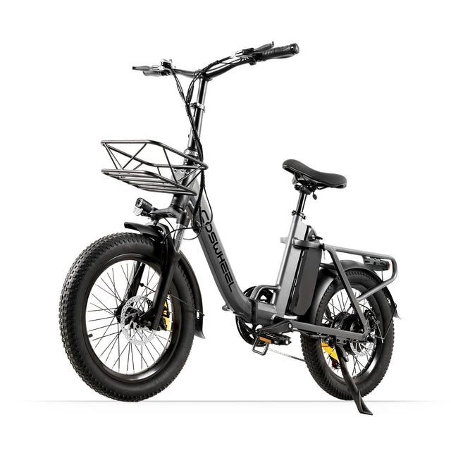 Step-through electric bike with a low frame