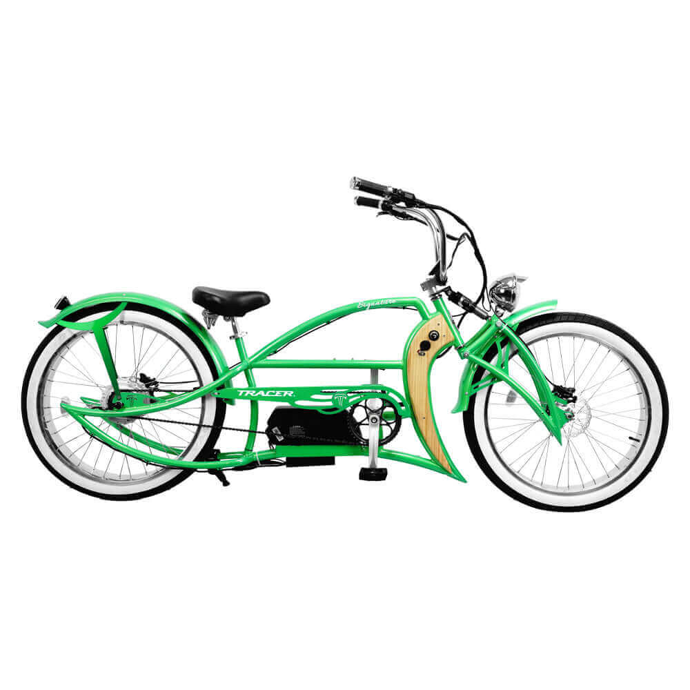 Tracer Signature Pro 26" 800W Chopper Cruiser Electric Bike w/ USB & Cigarette Lighter