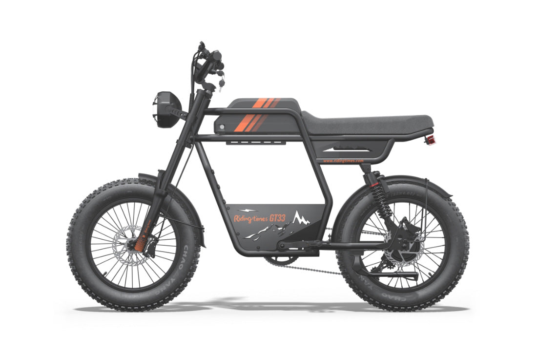 Abf Racer GT33 All-Terrain Cafe Racer Cargo Electric Bike – Deer Focus Ebikes