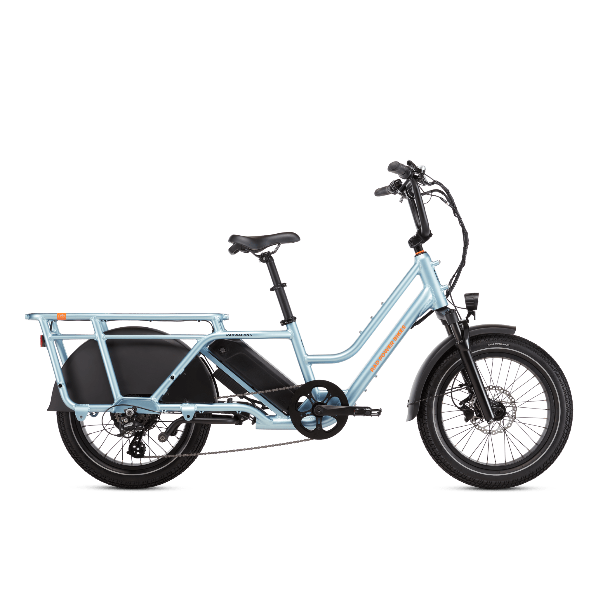 RadWagon 5 electric cargo bike, side view