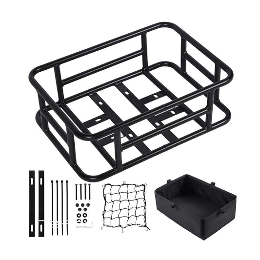 Vanpowers Rear Cargo Rack Basket for Cargo E-Bikes