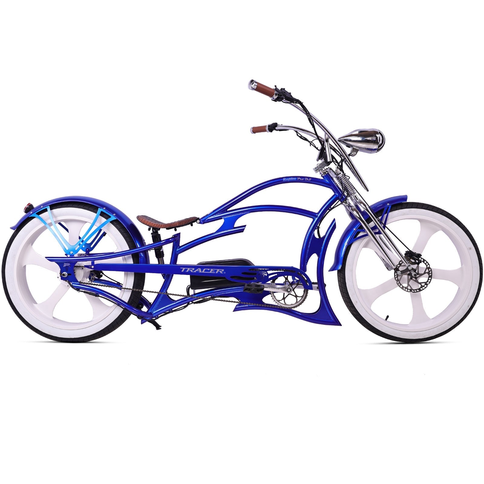 Raptor Pro DS 800W Stretch Cruiser Ebike