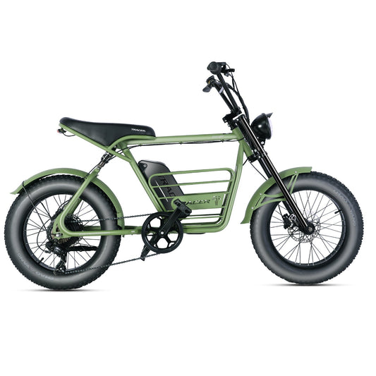Tracer Verge 20 inch fat tire e-bike, side view