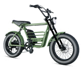 Tracer Verge fat tire e-bike, angled view