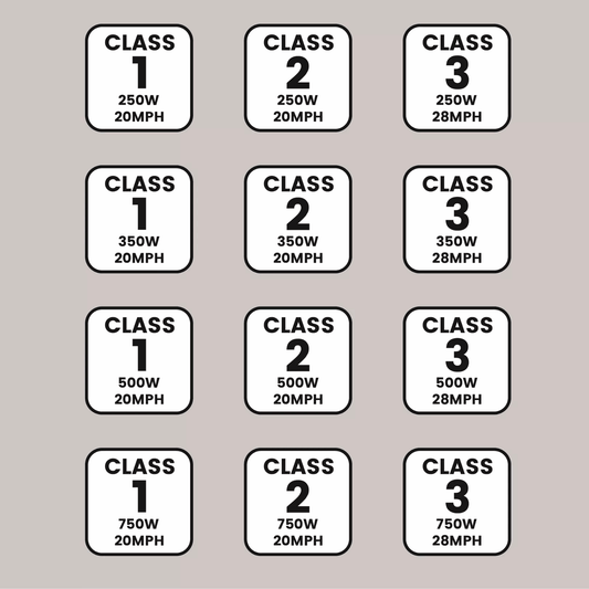 E-Bike Frame ID Number Stickers — 12 Pack