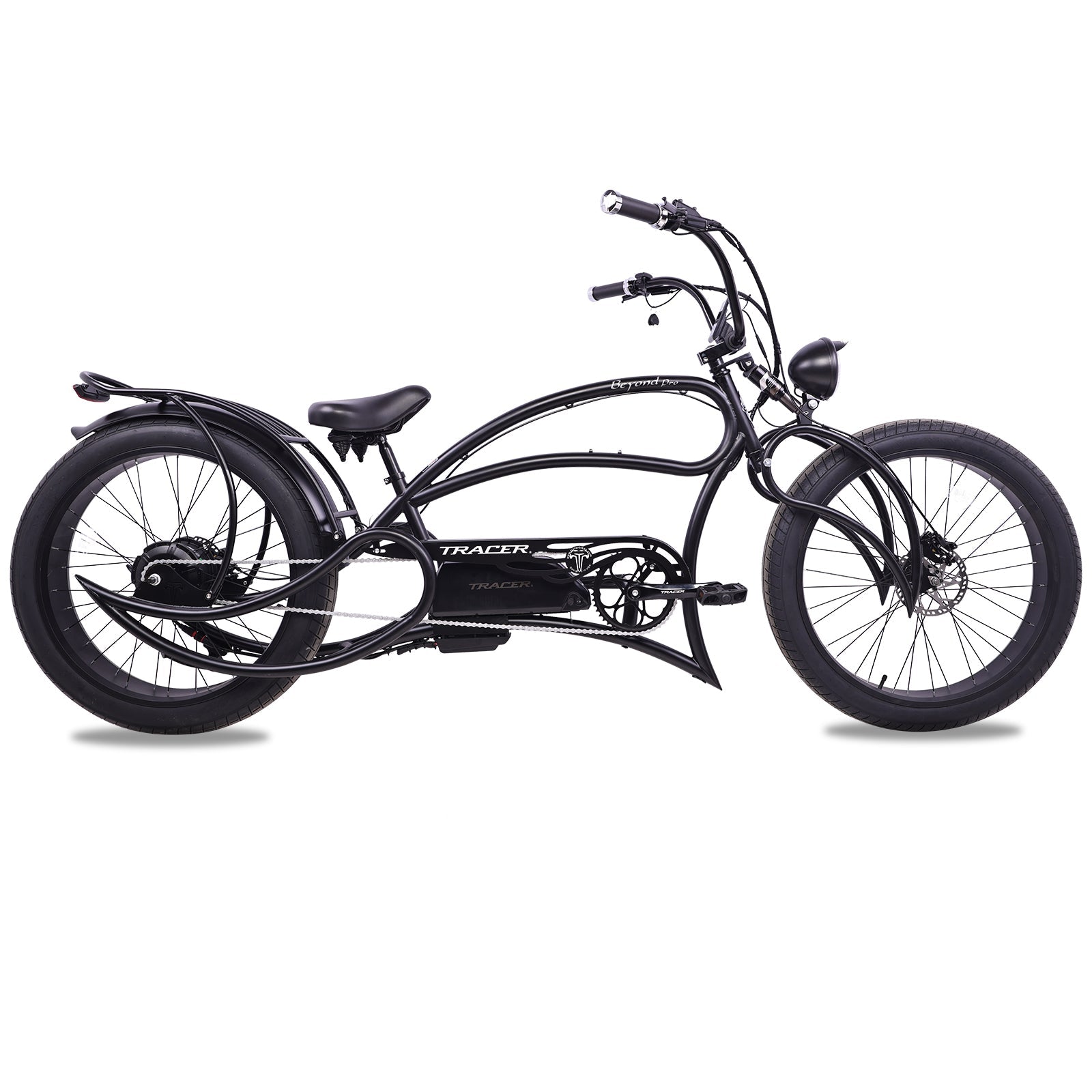 Micargi Tracer Beyond Pro stretch chopper ebike, alternate color