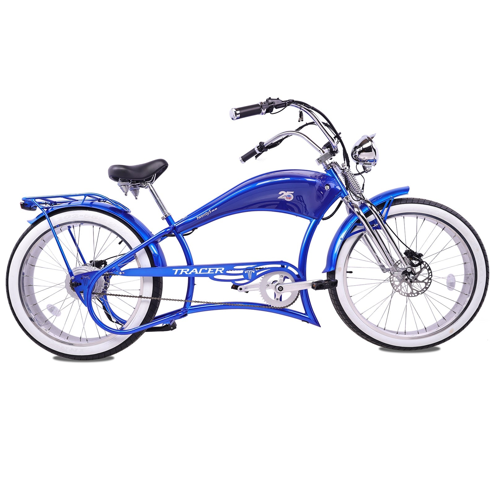 Twenty5 800W Chopper Stretch Cruiser Ebike