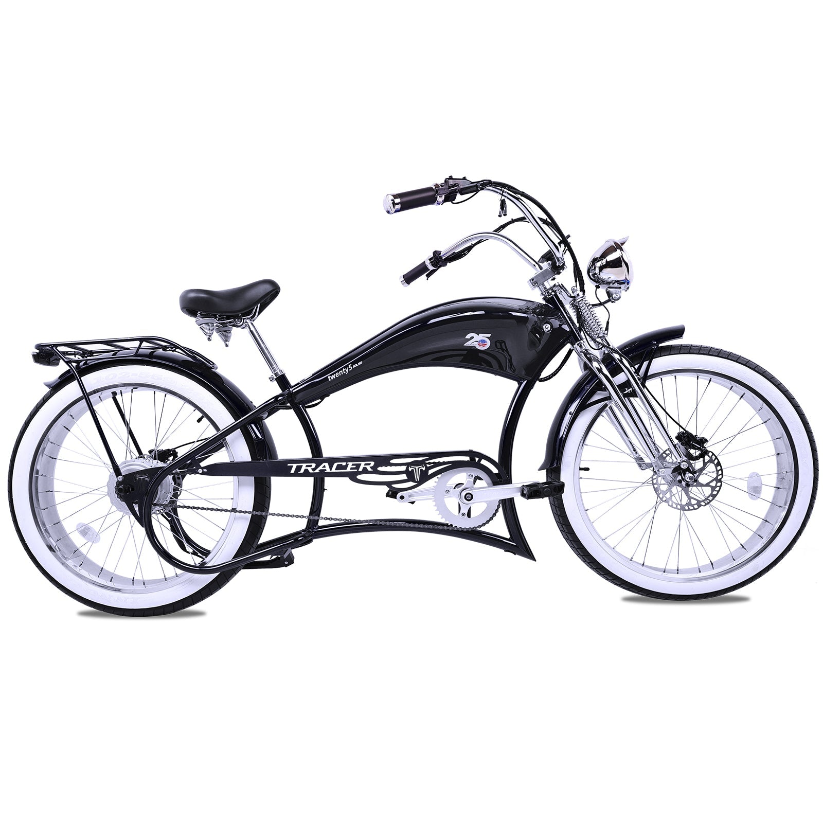 Twenty5 800W Chopper Stretch Cruiser Ebike