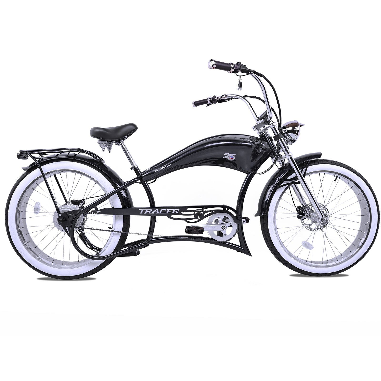 Twenty5 800W Chopper Stretch Cruiser Ebike