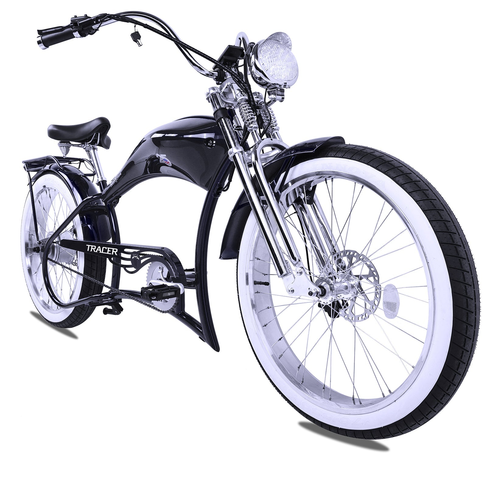 Twenty5 800W Chopper Stretch Cruiser Ebike