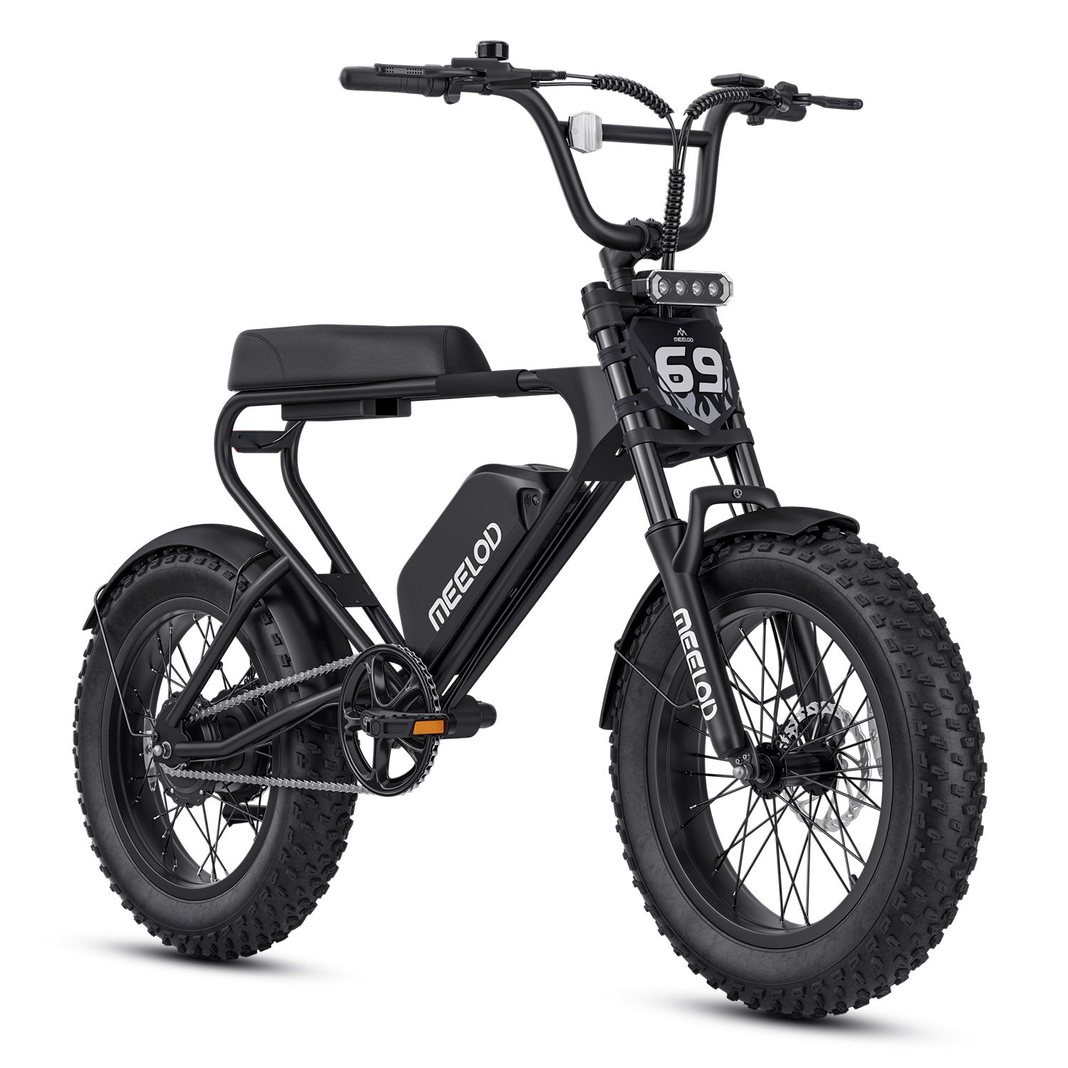 Meelod DK200F electric bike front angle
