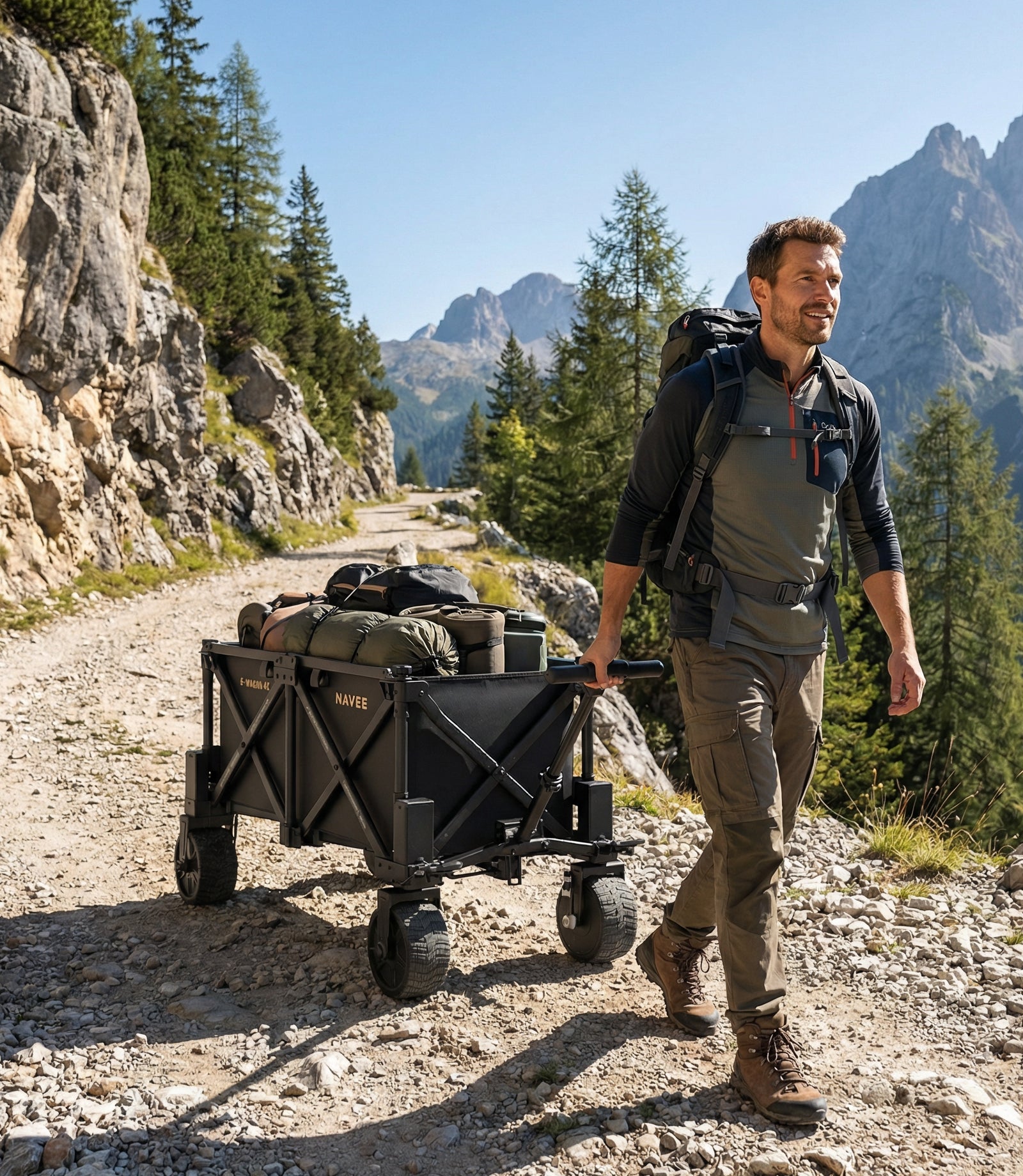 NAVEE E-Wagon 4X｜The Ultimate Electric Hauler for Easy Transport