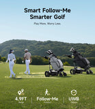 NAVEE Electric Golf Push Cart Birdie 3X/3｜Automatic Follow｜30kg Load｜36-Hole Endurance