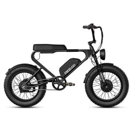 Meelod DK200DM dual motor electric bike side view