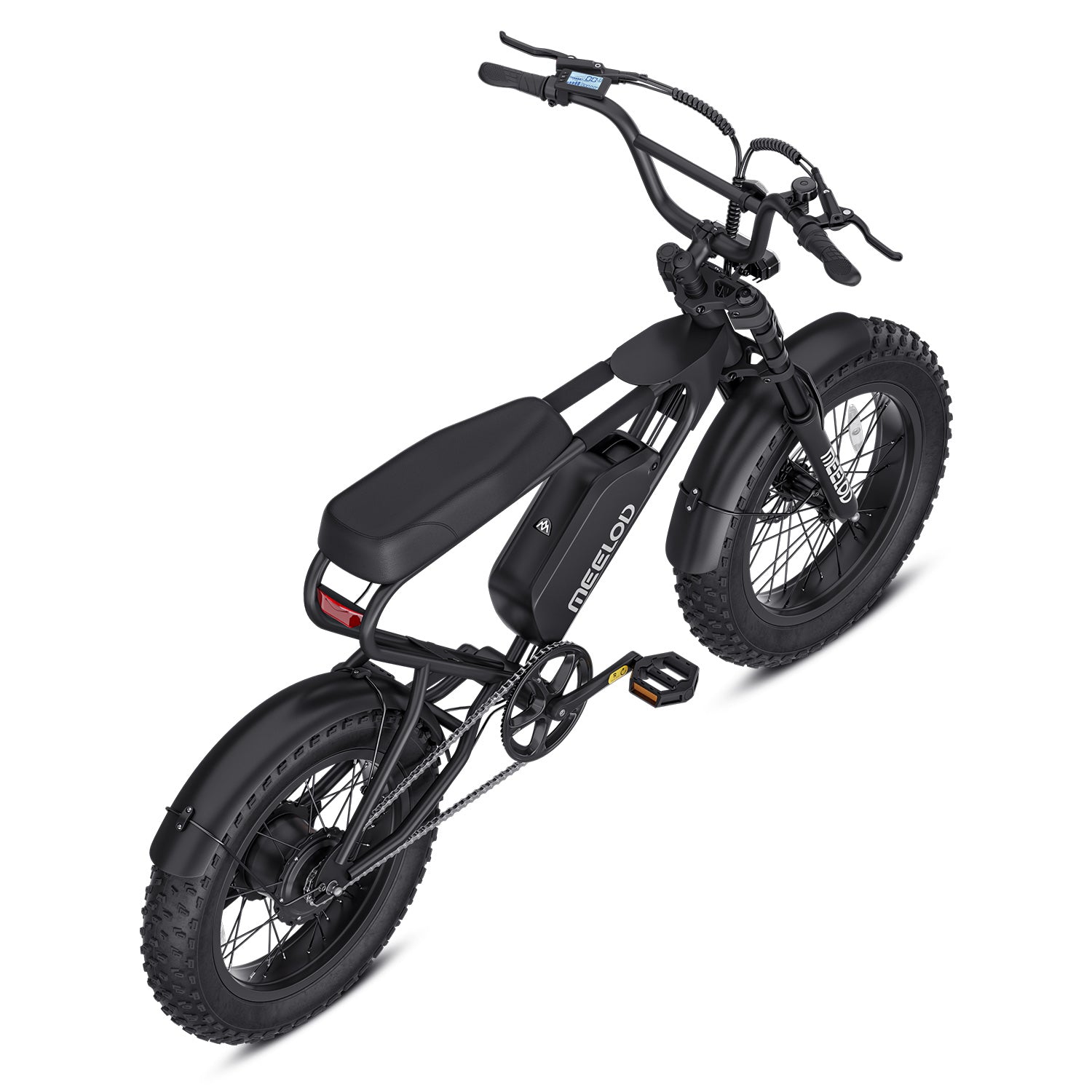 Meelod DK200F electric bike rear angle