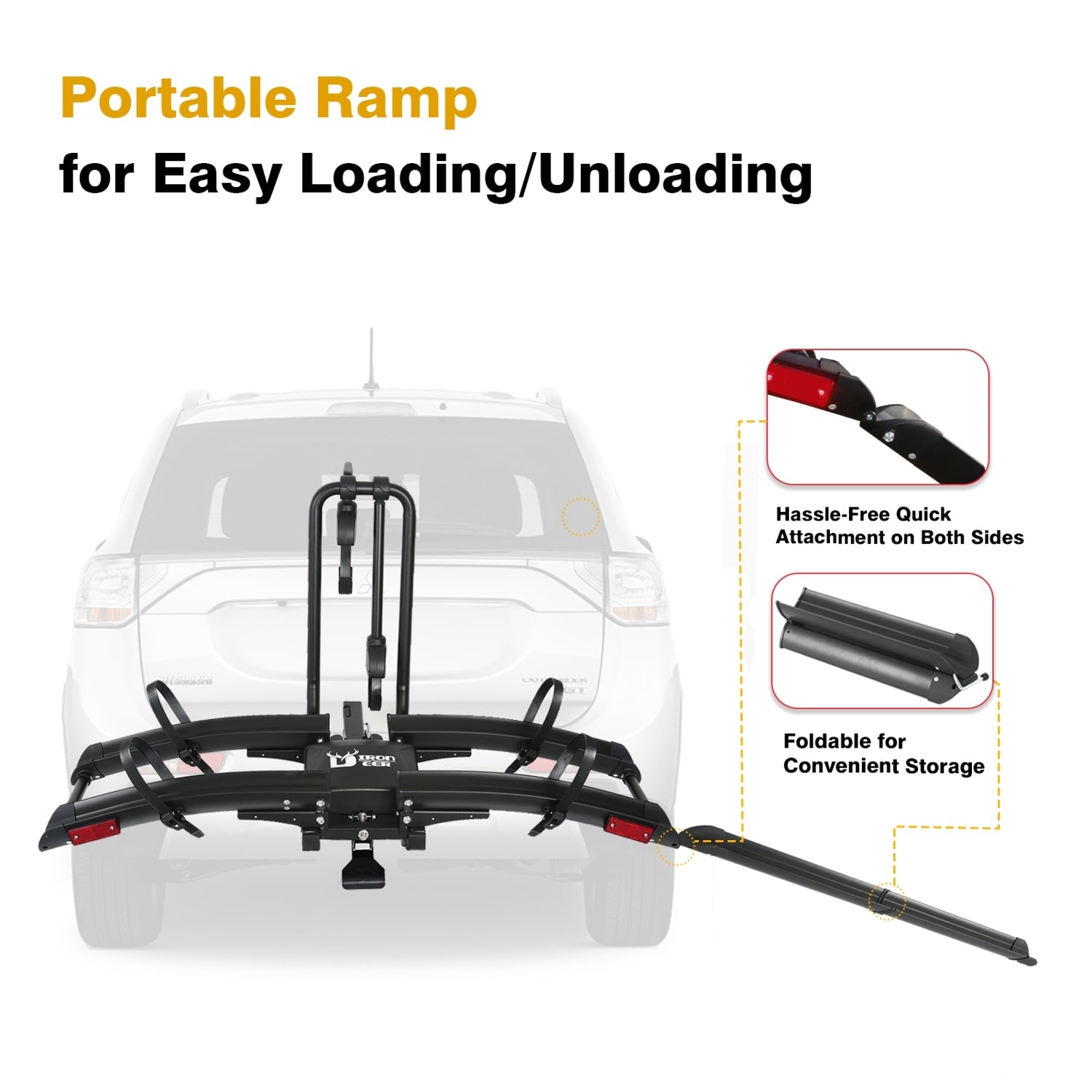 Urtopia Iron Pro Hitch Bike Rack (2 Bikes)