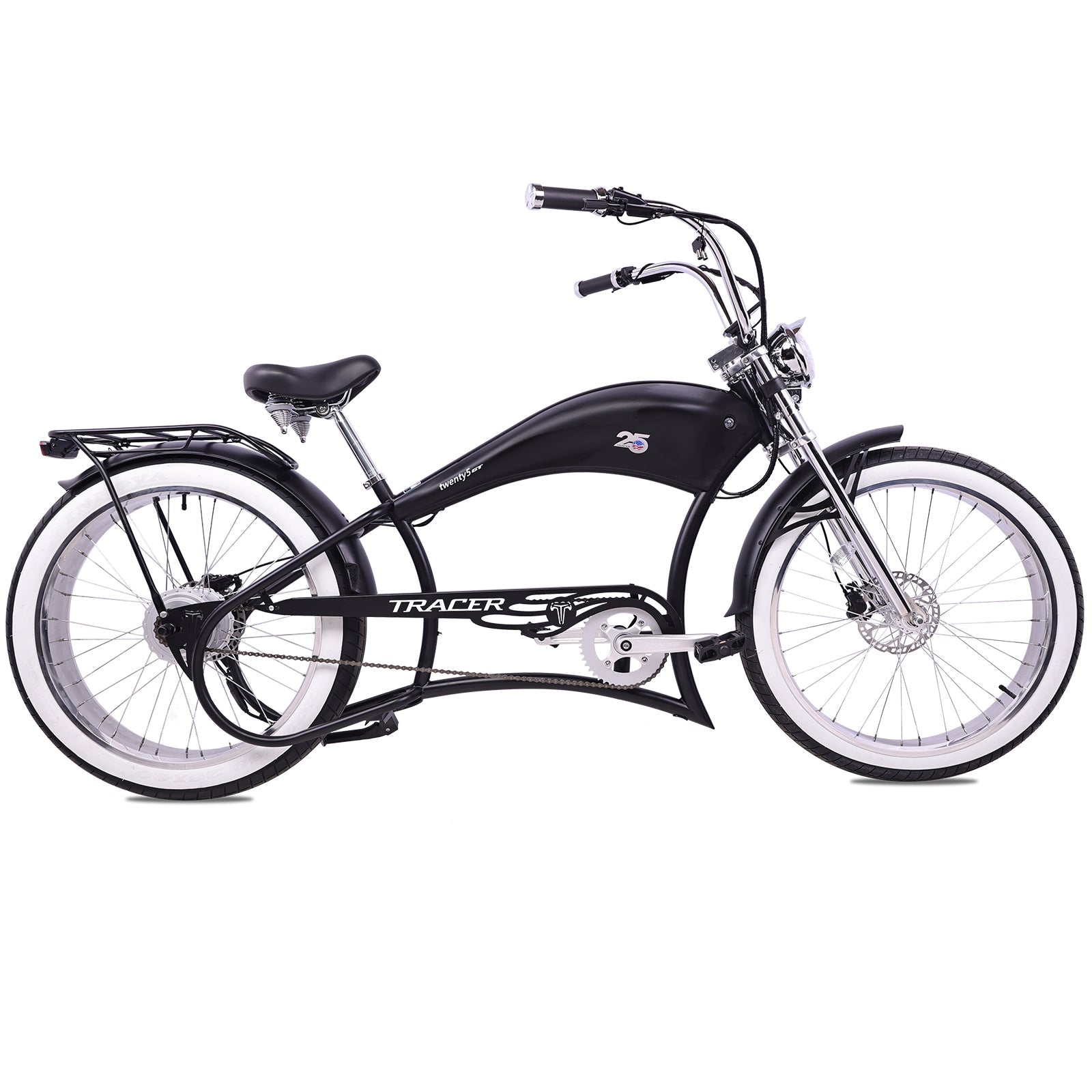 Twenty5 800W Chopper Stretch Cruiser Ebike