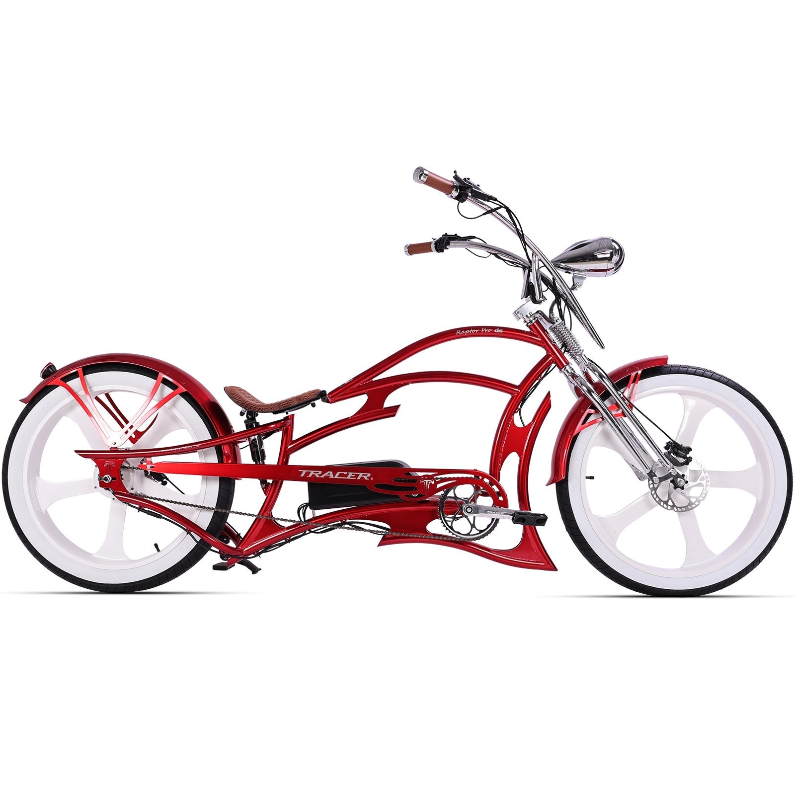 Raptor Pro DS 800W Stretch Cruiser Ebike
