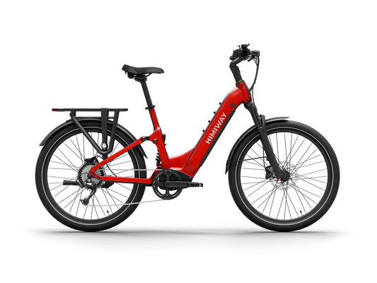 Himiway A7 Commuter eBike - Red
