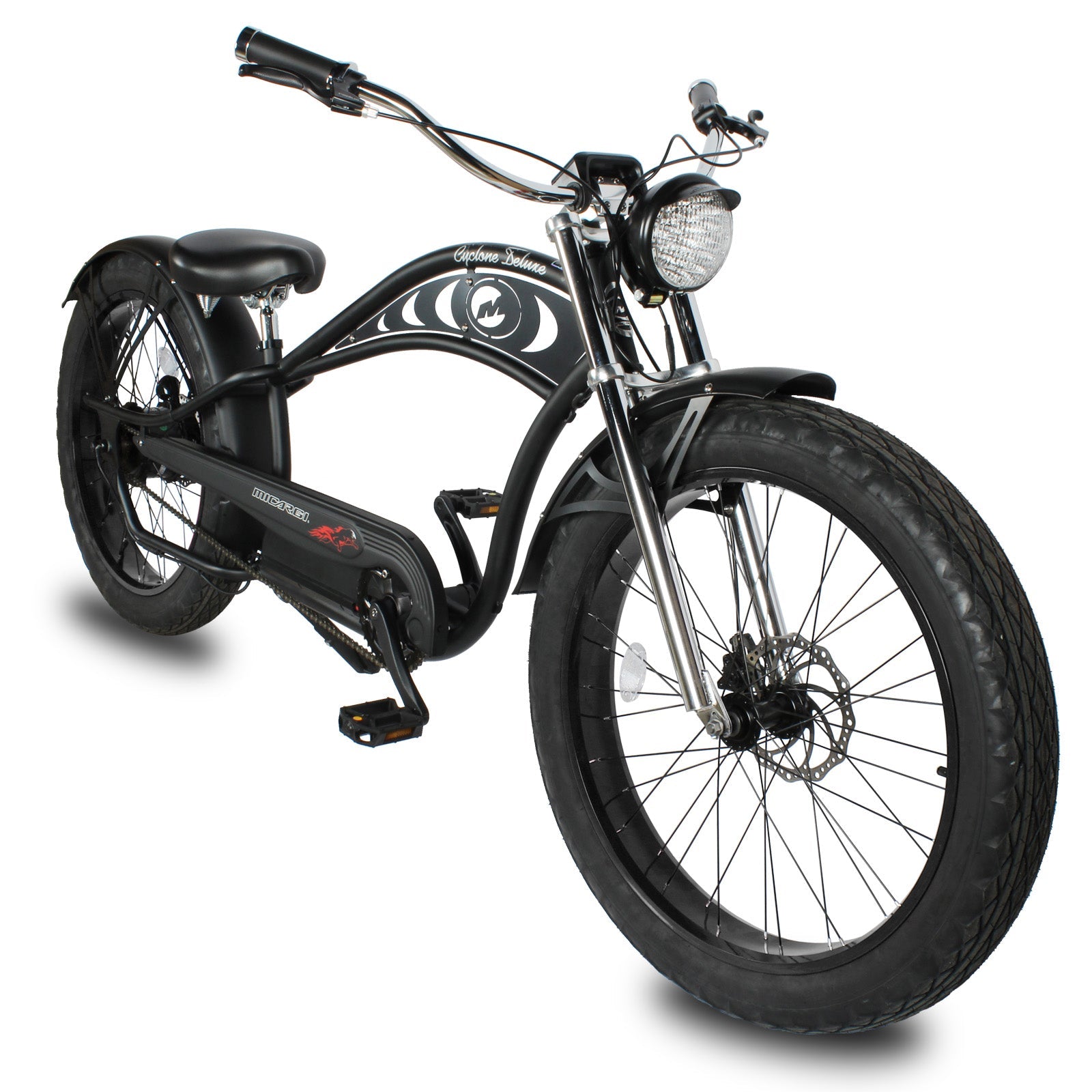 Micargi Cyclone 26" 48V 500W Electric Fat Tire Beach Cruiser