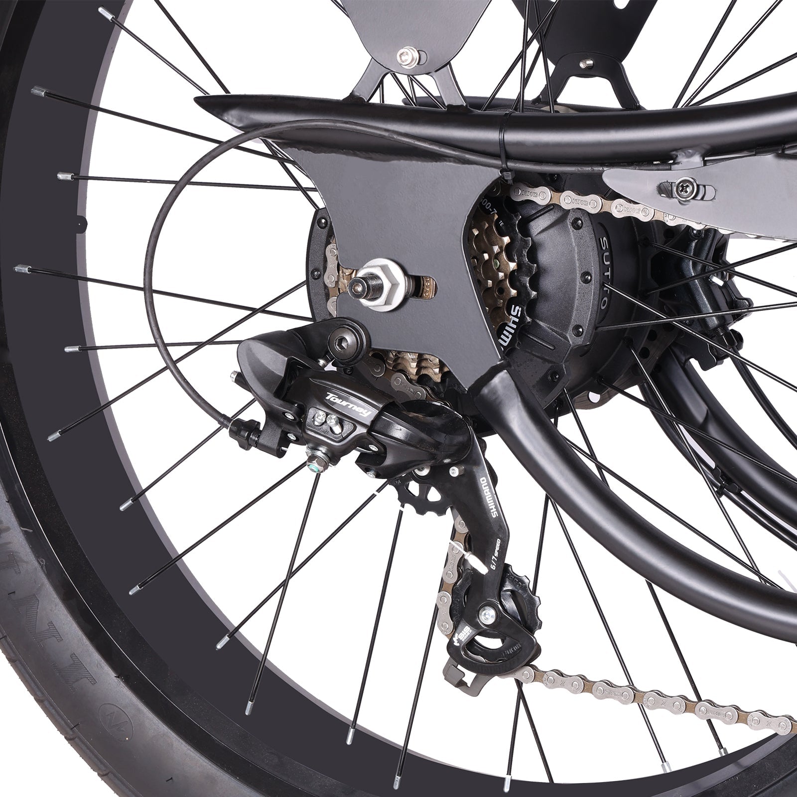 26" Chico GT7 750W Stretch Cruiser Ebike