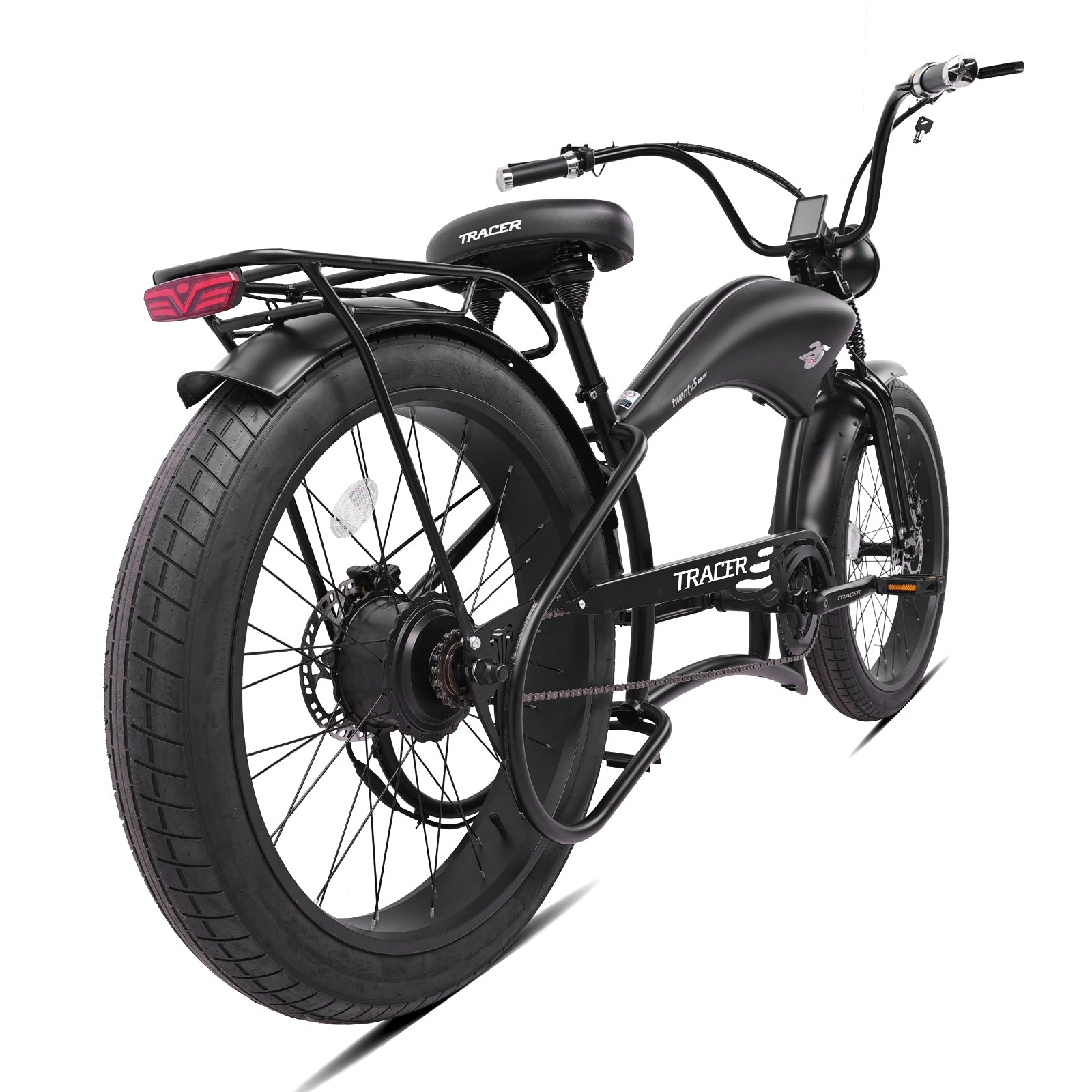 Tracer Twenty5 800W Chopper Stretch Cruiser Ebike