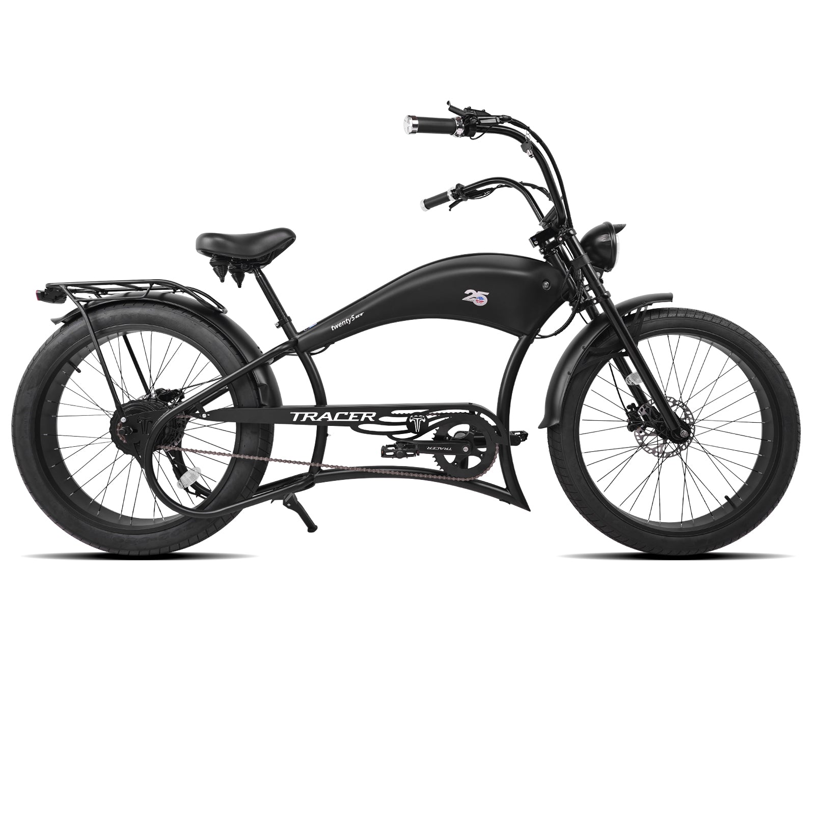 Tracer Twenty5 800W Chopper Stretch Cruiser Ebike