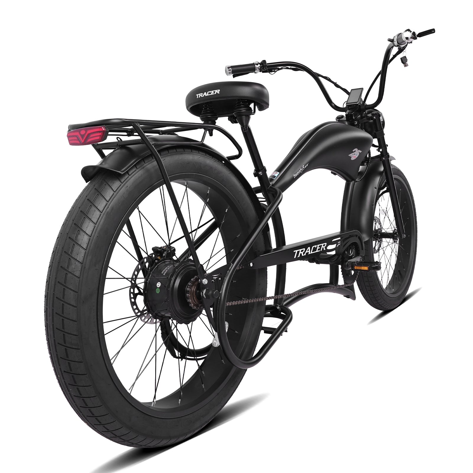 Tracer Twenty5 800W Chopper Stretch Cruiser Ebike