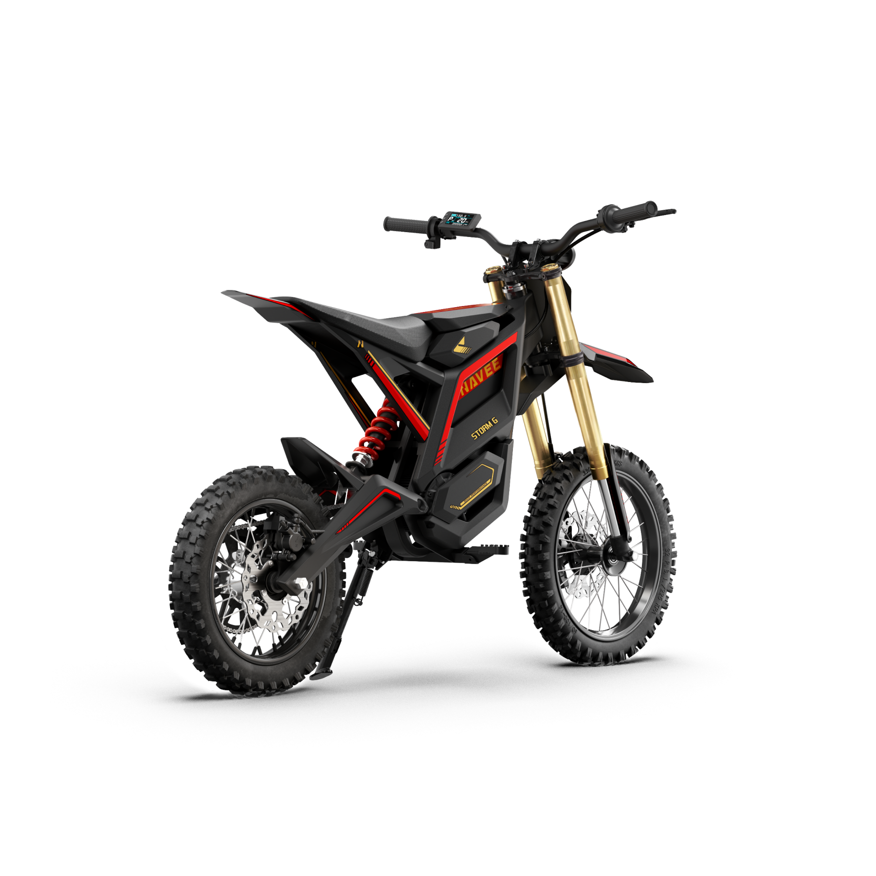NAVEE Storm G electric dirt bike rear angle