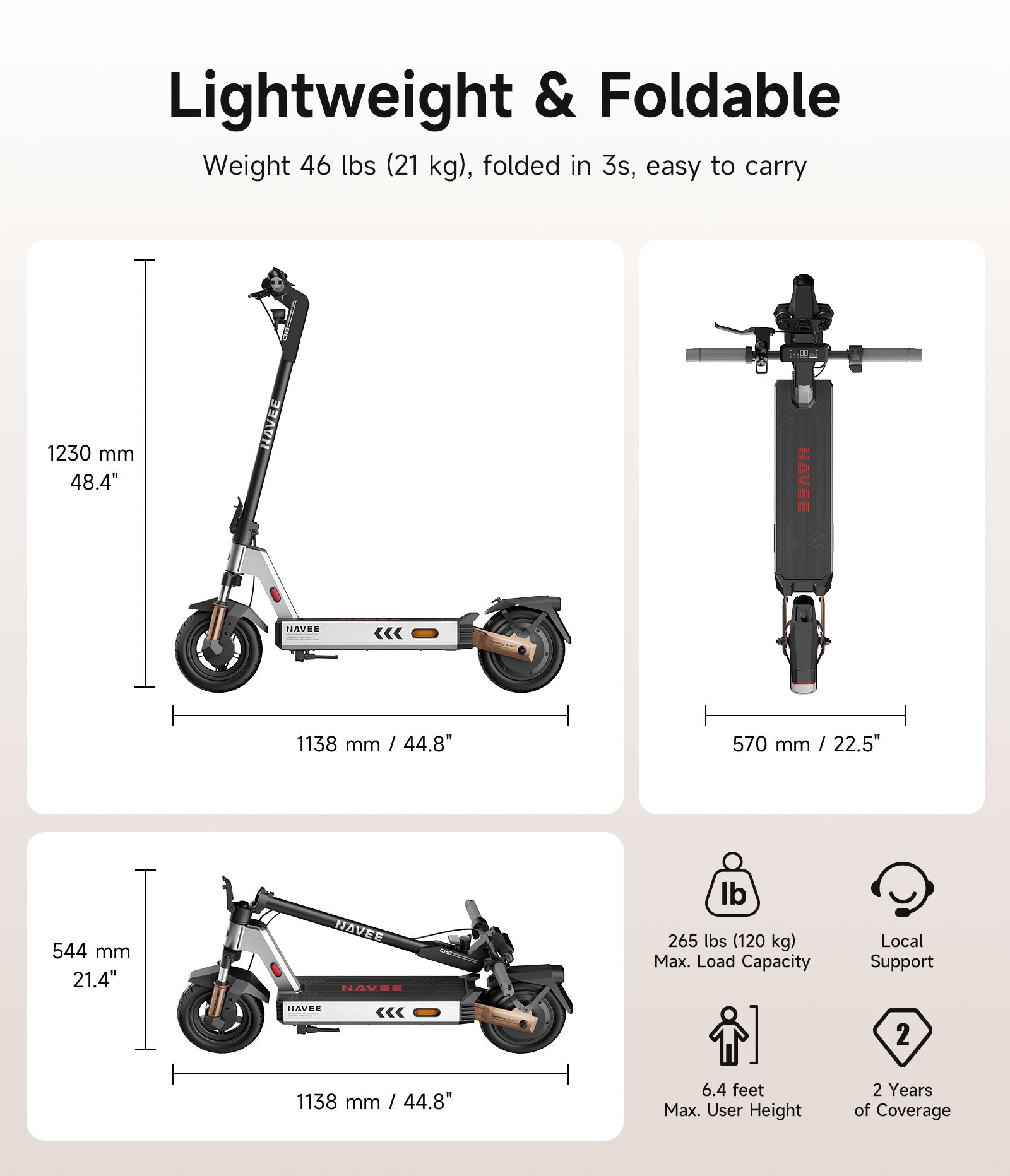 NAVEE G5 Electric Scooter