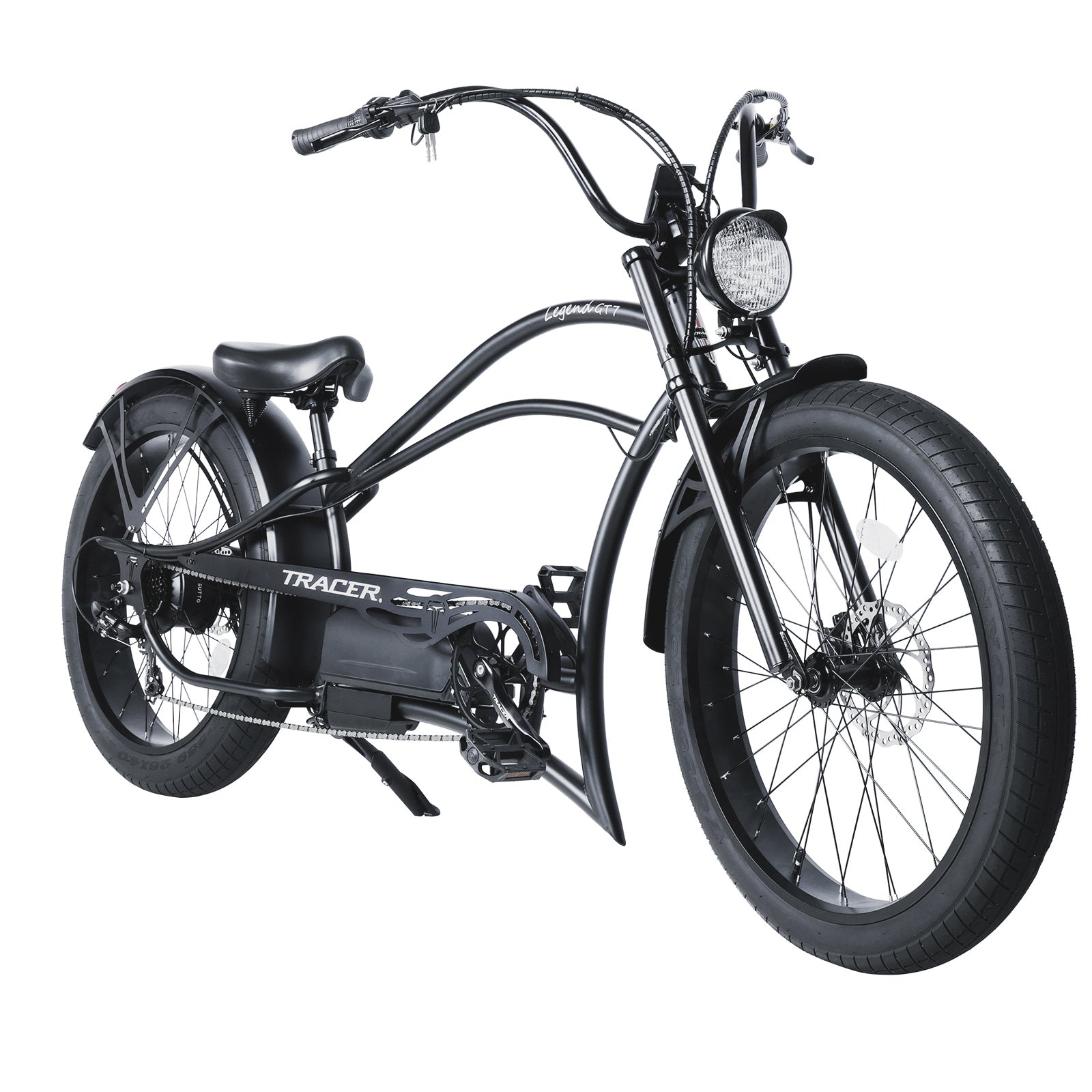 26" Legend GT7 1000W Stretch Cruiser Chopper Bike