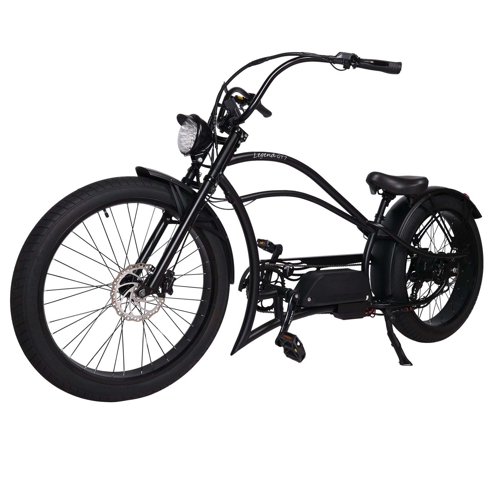 26" Legend GT7 1000W Stretch Cruiser Chopper Bike