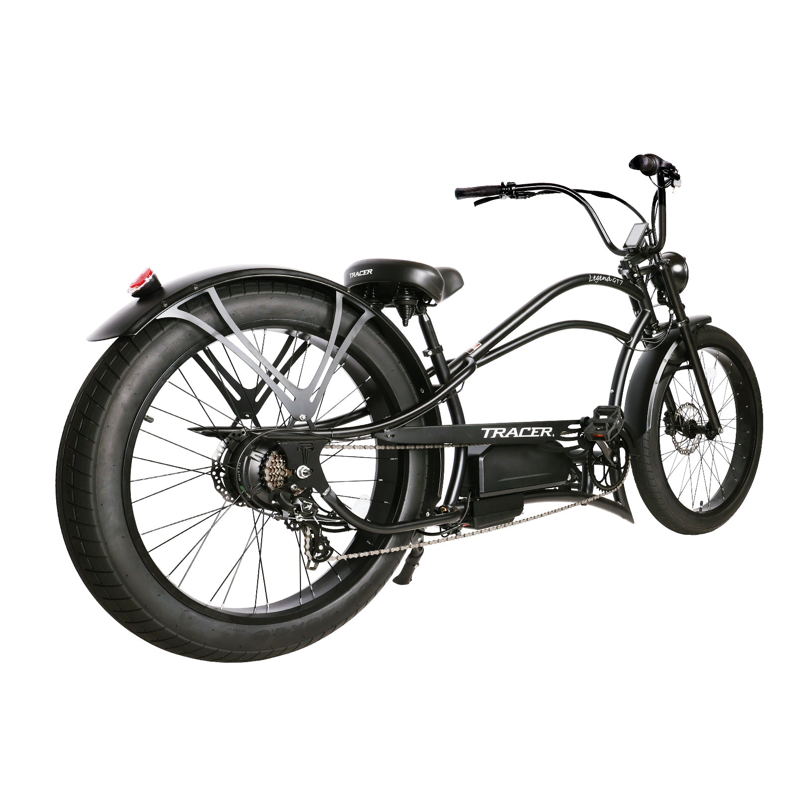 26" Legend GT7 1000W Stretch Cruiser Chopper Bike