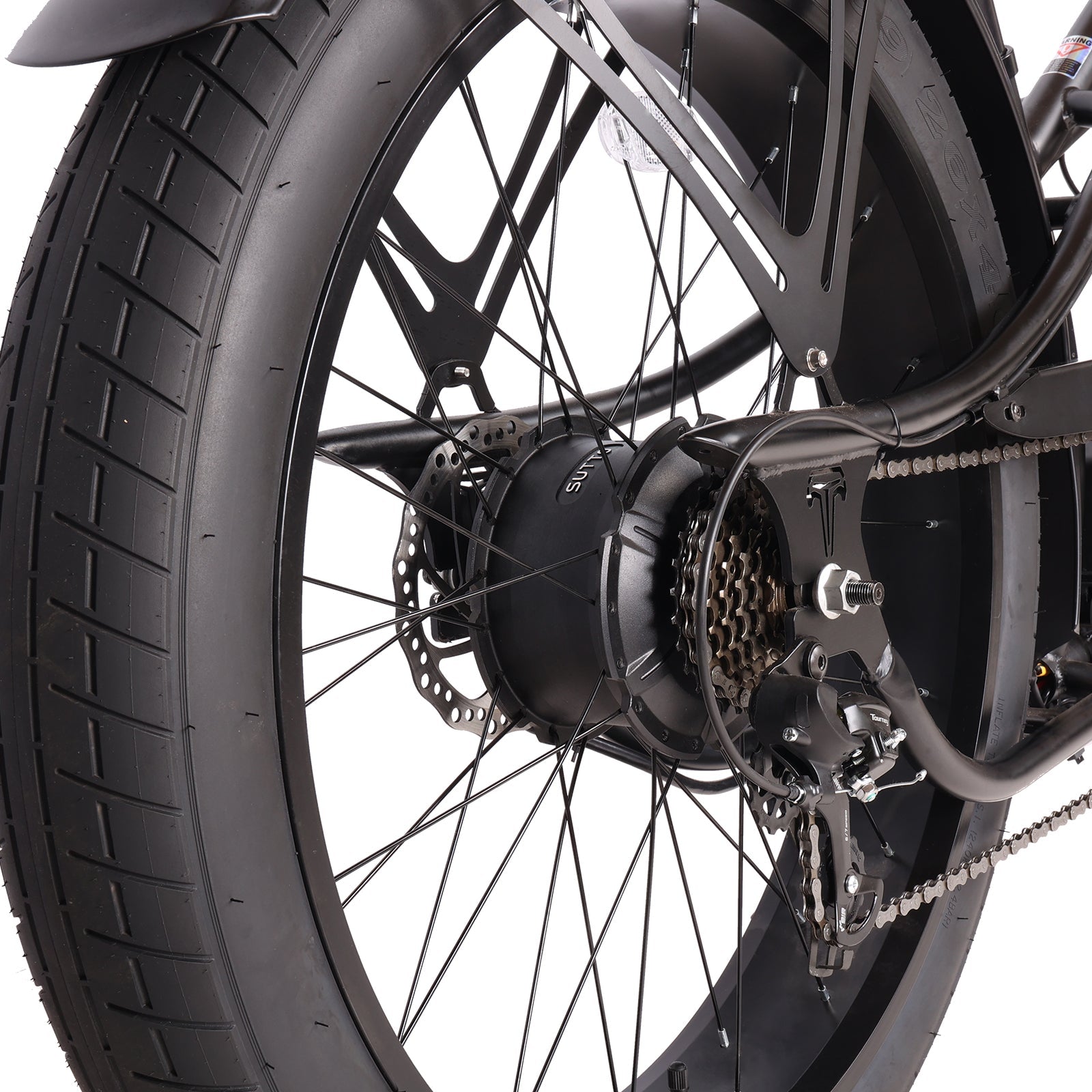 26" Legend GT7 1000W Stretch Cruiser Chopper Bike