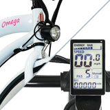 Tracer OMEGA 500W 26" 7-Speed Electric Beach Cruiser Bike