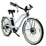 Tracer OMEGA 500W 26" 7-Speed Electric Beach Cruiser Bike