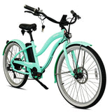 Tracer OMEGA 500W 26" 7-Speed Electric Beach Cruiser Bike