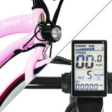 Tracer OMEGA 500W 26" 7-Speed Electric Beach Cruiser Bike