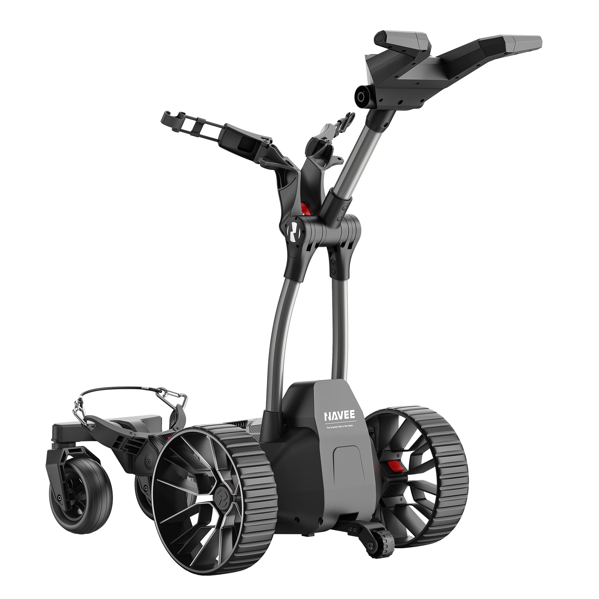 NAVEE Electric Golf Push Cart Birdie 3X/3｜Automatic Follow｜30kg Load｜36-Hole Endurance