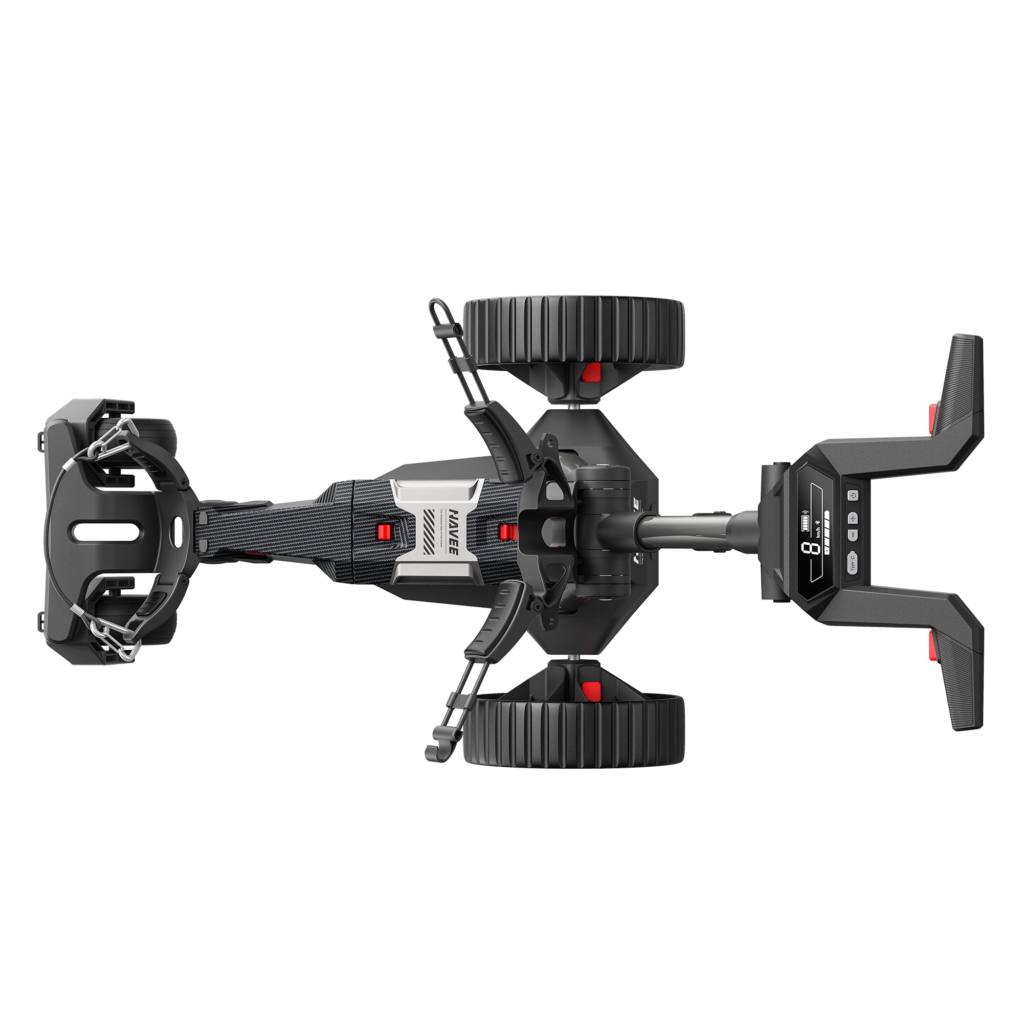NAVEE Electric Golf Push Cart Birdie 3X/3｜Automatic Follow｜30kg Load｜36-Hole Endurance