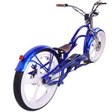 26" Raptor Pro DS Electric 5-Speed 800W Chopper Fat Tire Bike