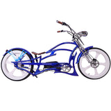 26" Raptor Pro DS Electric 5-Speed 800W Chopper Fat Tire Bike