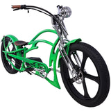 26" Raptor Pro DS Electric 5-Speed 800W Chopper Fat Tire Bike