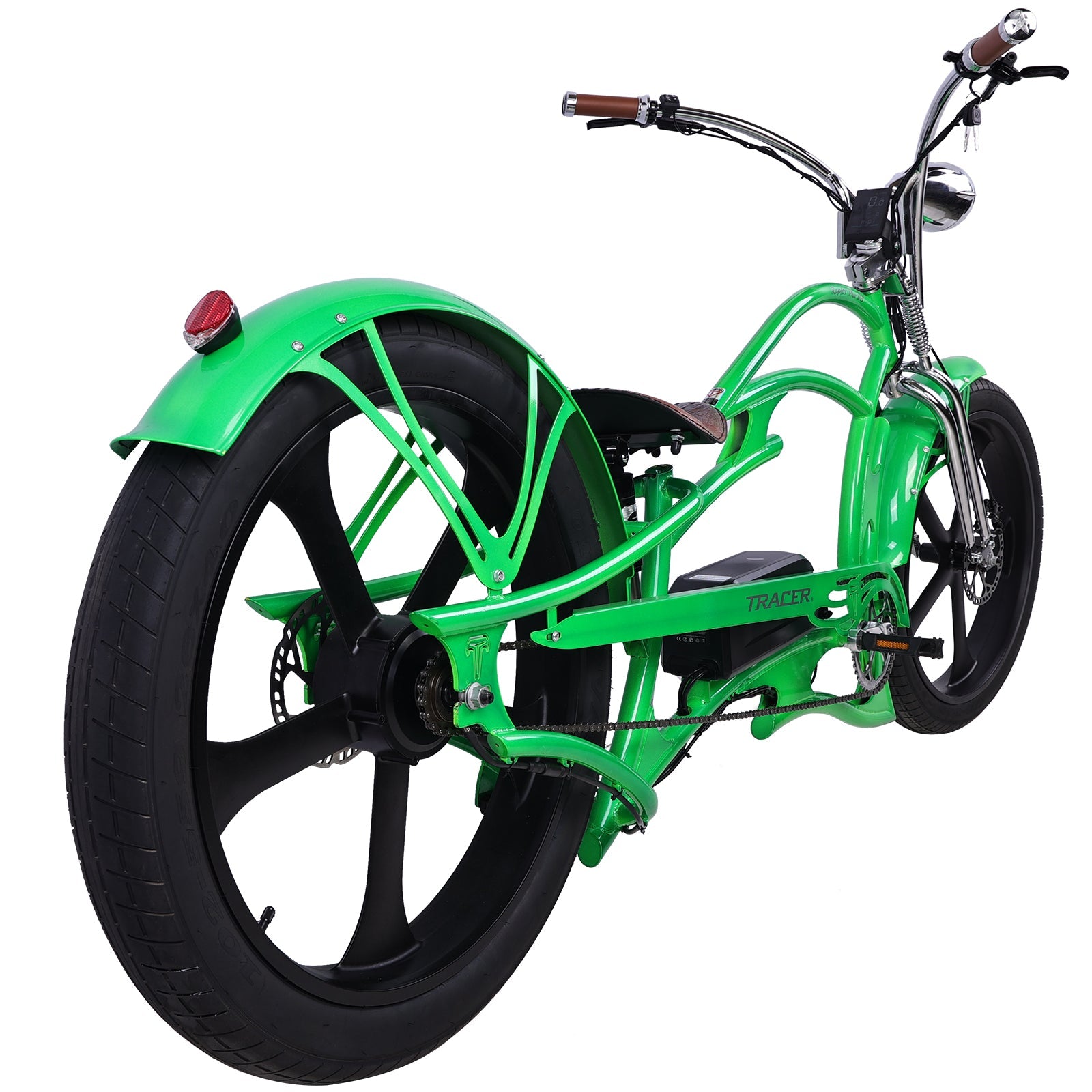 26" Raptor Pro DS Electric 5-Speed 800W Chopper Fat Tire Bike