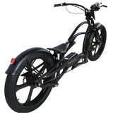 26" Raptor Pro DS Electric 5-Speed 800W Chopper Fat Tire Bike