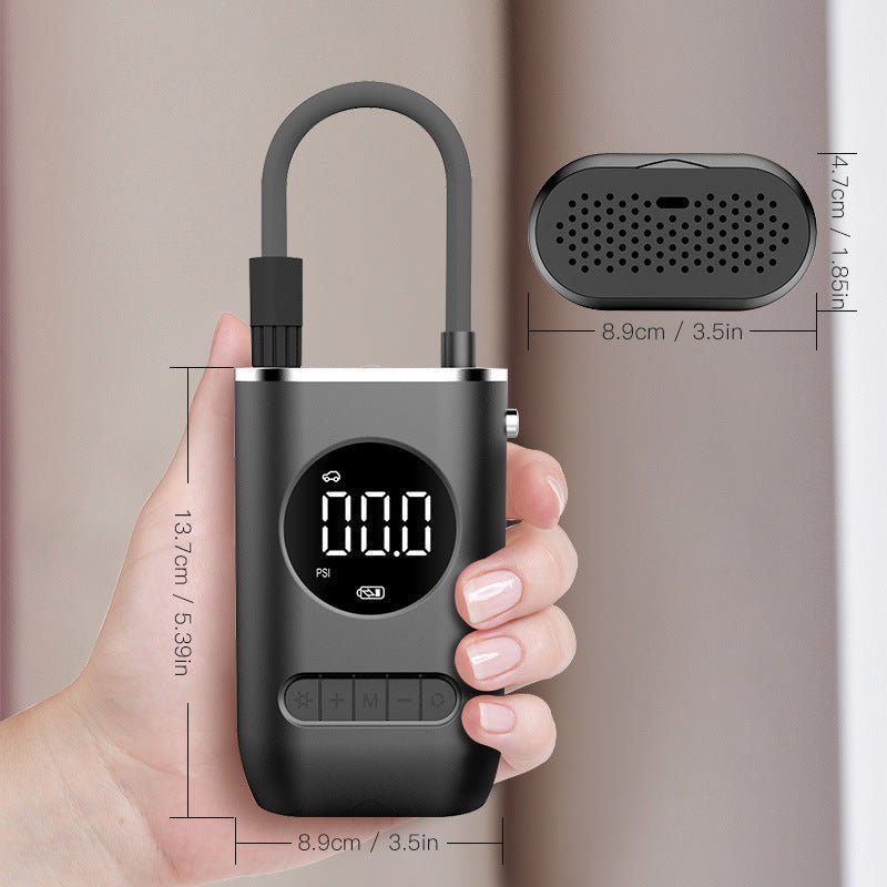 Mini Portable Electric Bike Tire Inflator Pump