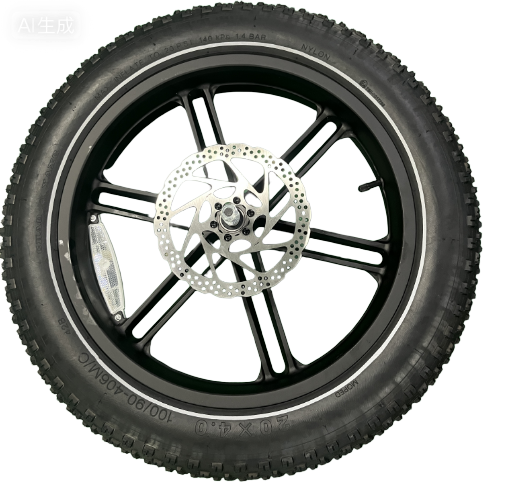 Heybike Complete Front Wheel Assembly