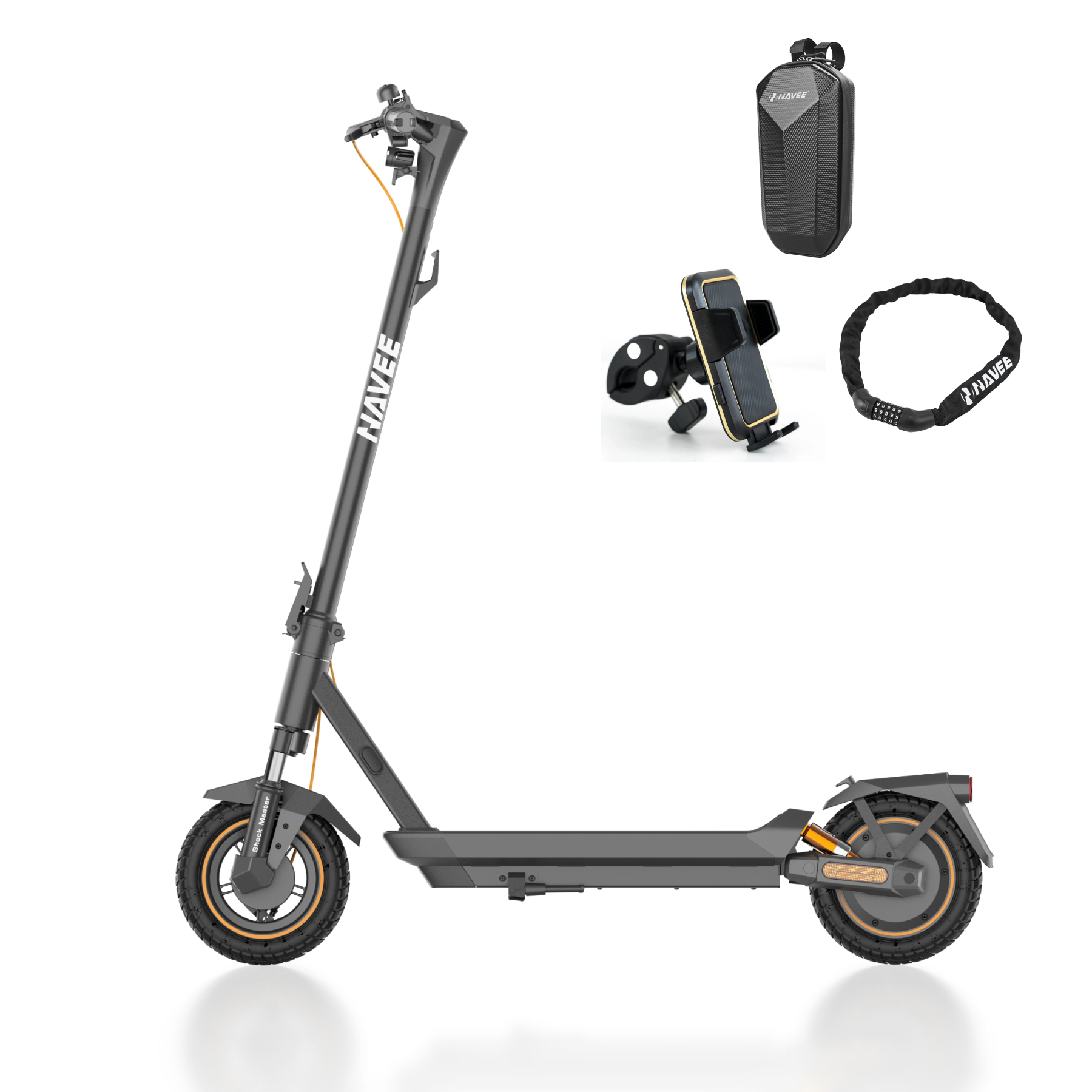 NAVEE GT3 Max Electric Scooter｜Dual Spring Shock Suspension｜46.6miles Eco-range｜1000W