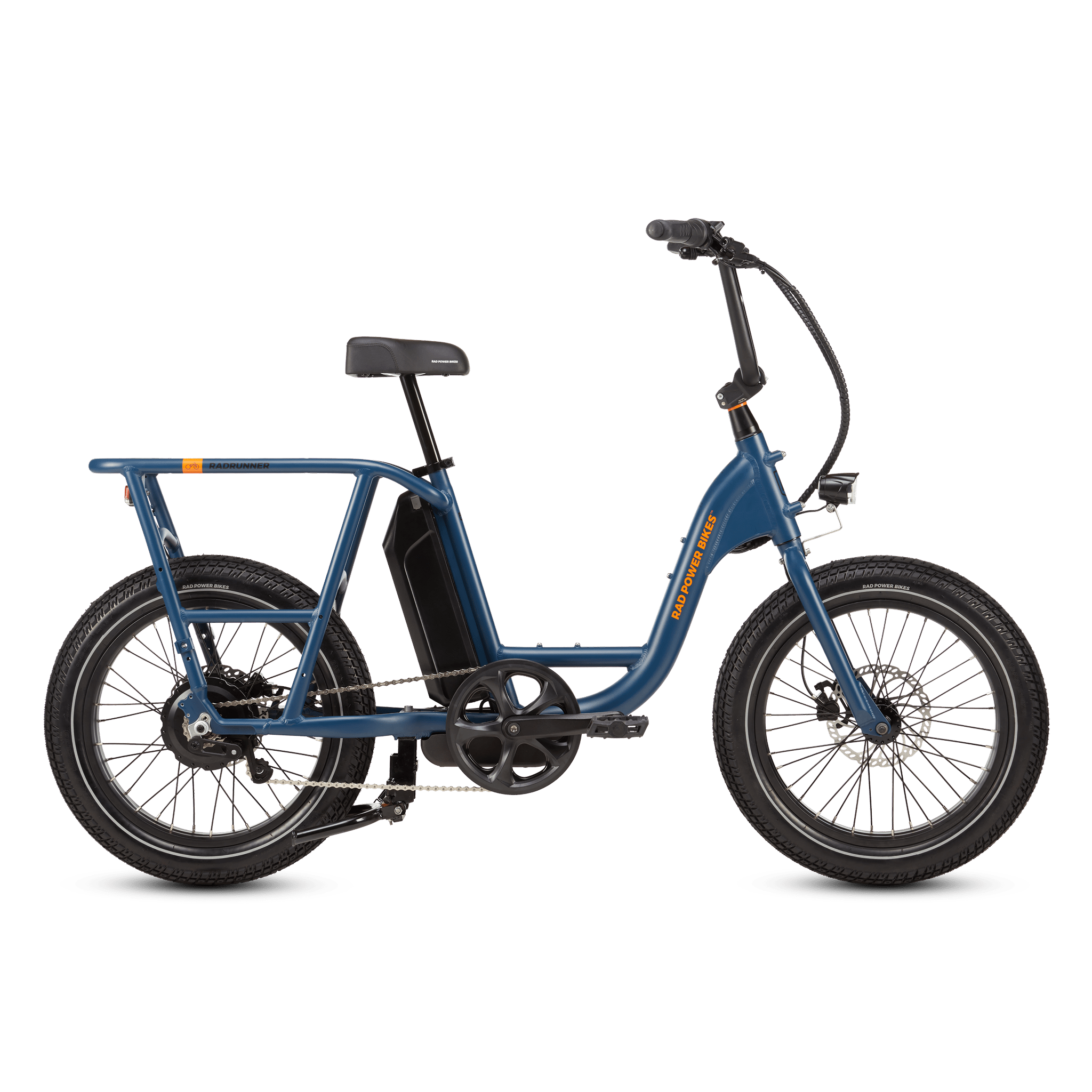 RadRunner electric cargo bike, side view